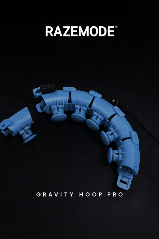 RAZEMODE™ Gravity Hoop - Weighted smart hula hoop for Core Strengh and Fat Burn