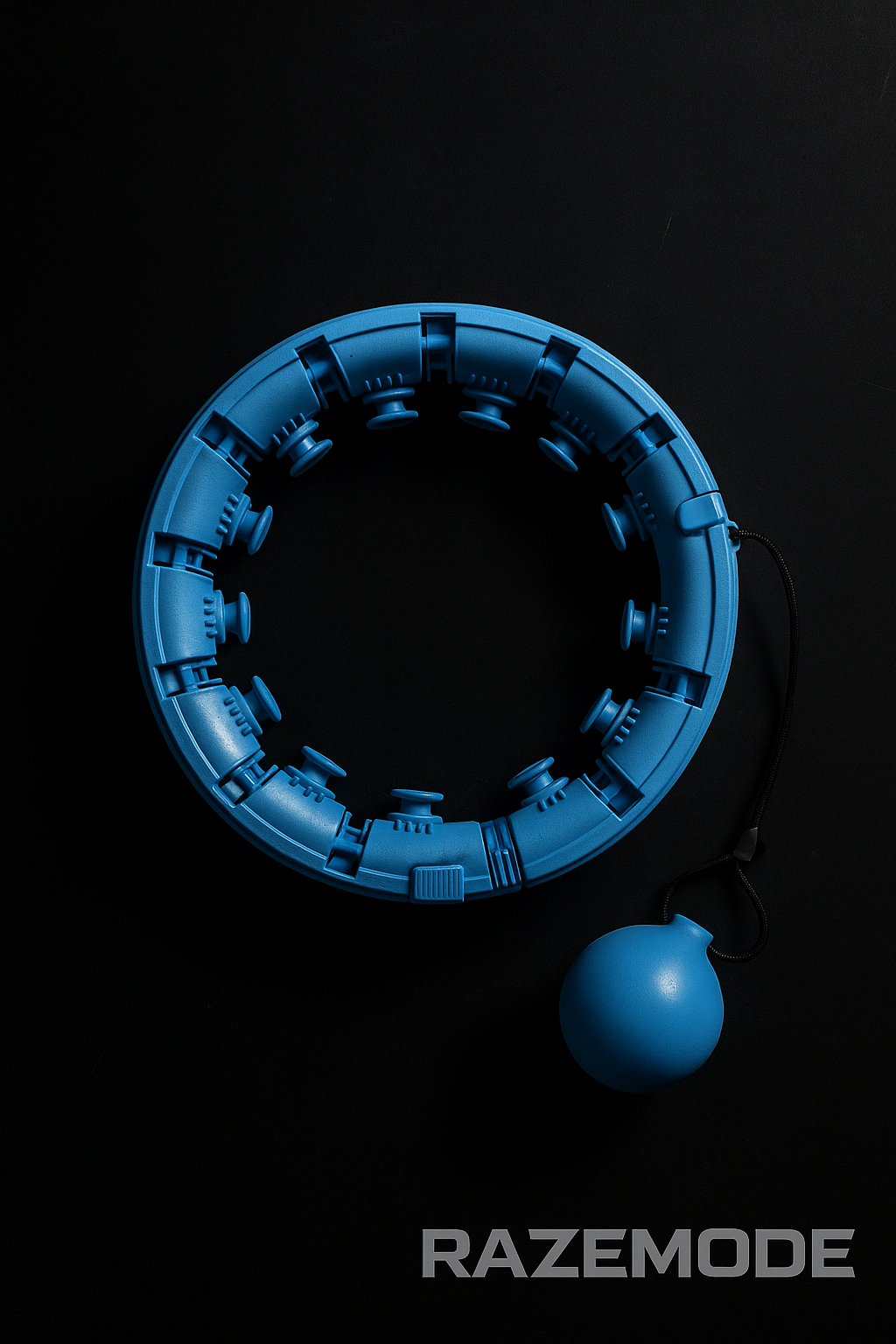 RAZEMODE™ Gravity Hoop - Weighted smart hula hoop for Core Strengh and Fat Burn